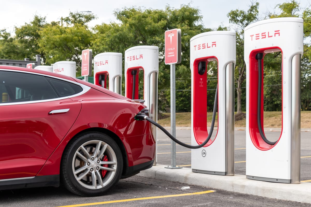 Tesla Continues to Install Magic Dock at US Superchargers for All-EV A